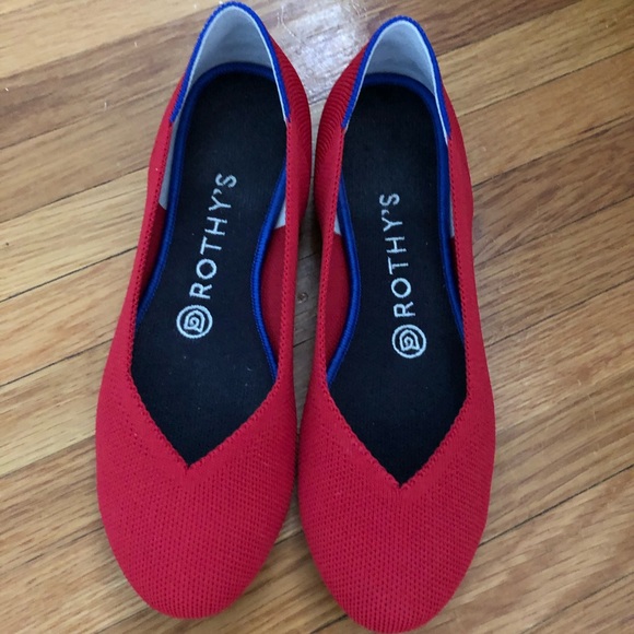 Rothy's Shoes - Rothys Cherry Red Flats 7.5